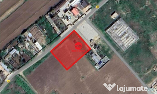 Teren intravilan 3000mp, deschidere 60ml, varianta Ovidu 