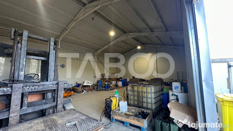 Hala industriala de vanzare acces direct din DnE1 in Cristia