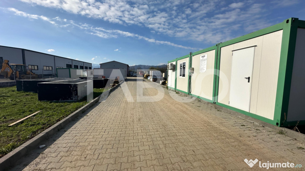 Hala industriala de vanzare acces direct din DnE1 in Cristia