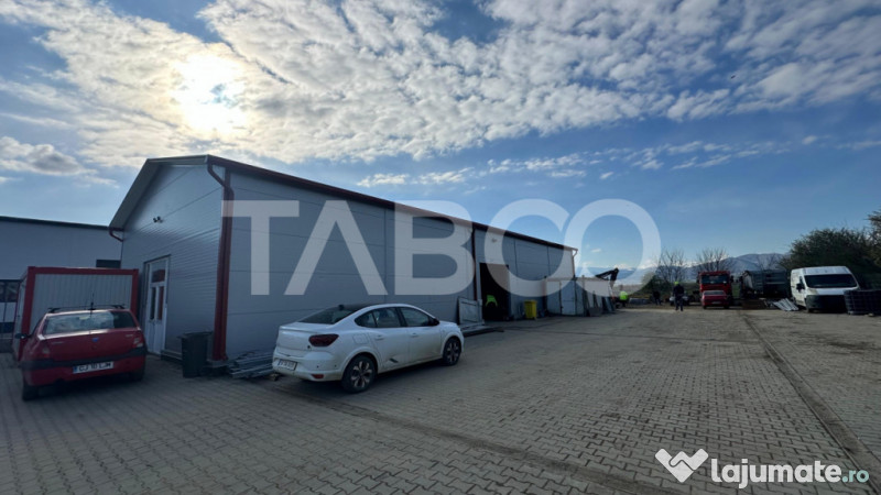 Hala industriala de vanzare acces direct din DnE1 in Cristia