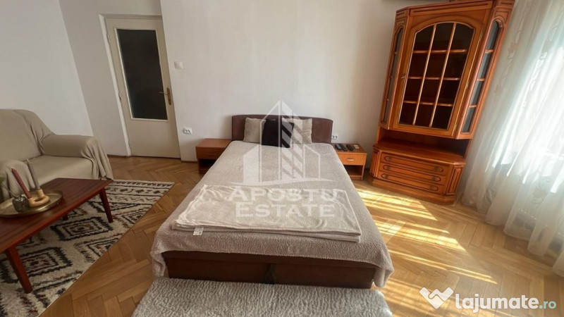 Apartament cu o camera, centrala proprie in zona Lipovei