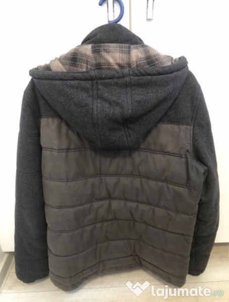 Geaca iarna bărbați NEXT, mărime S/M, cu glugă