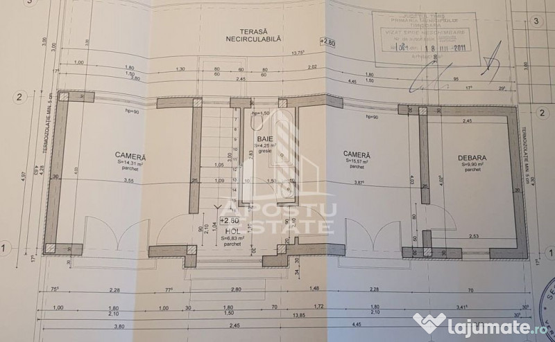 Casa individuala , 4 camere,2 bai, garaj, acces auto, 575...