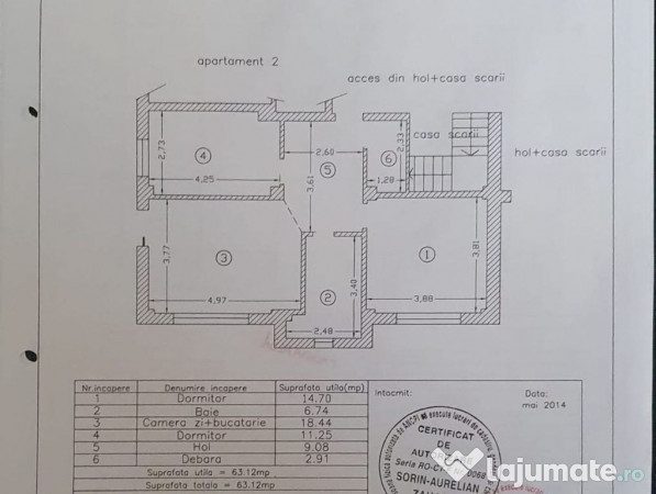 Apartament 3 camere Tomis Plus