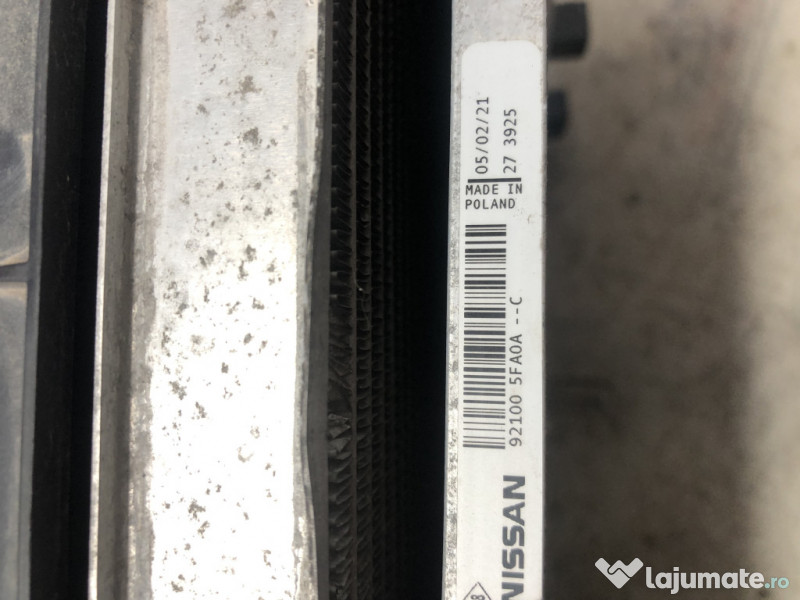 Set Radiatoare + Ventilator Nissan Juke 1.0 Benzina 2020