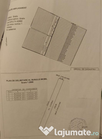 Teren intravilan de constructii Centura St - 5000 mp cu 22m 