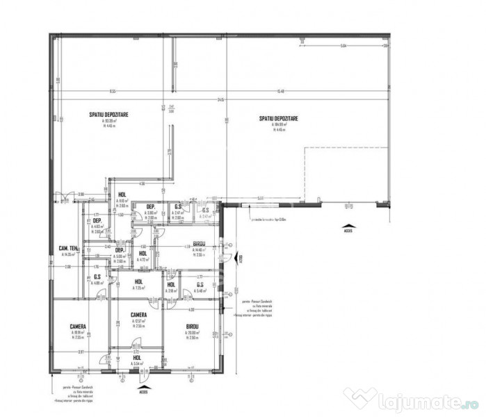 Hala pentru depozitare sau productie, 435 mp, Calea Sagului 