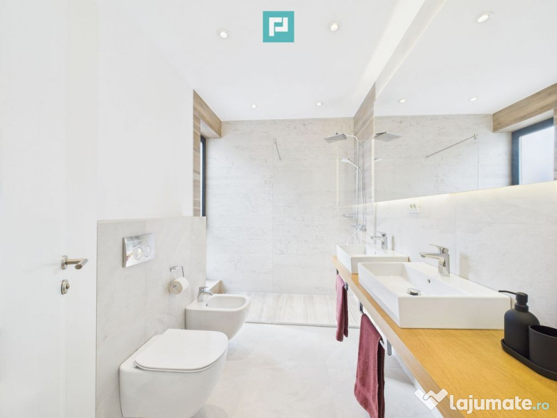 Casă modernă și elegantă, mobilată și utilată