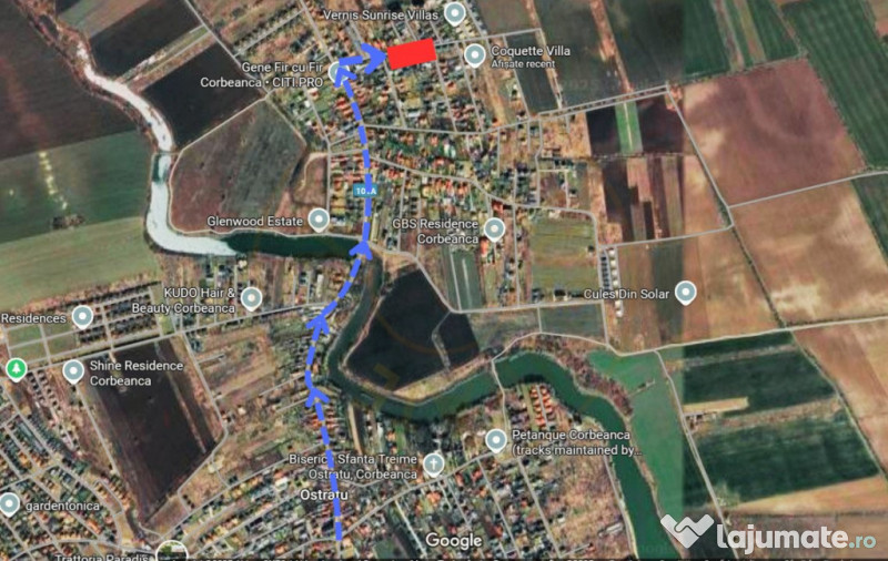 Teren de vânzare în Corbeanca – Ostratu, parcelabil, co