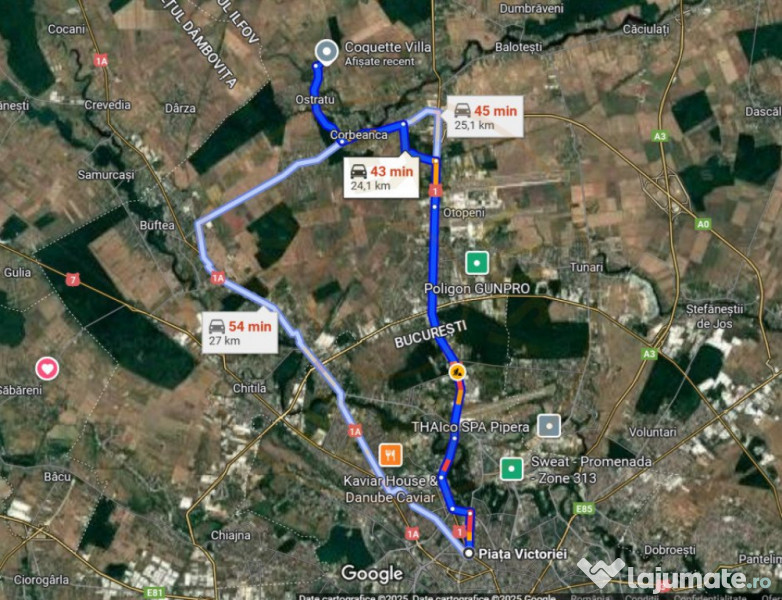 Teren de vânzare în Corbeanca – Ostratu, parcelabil, co