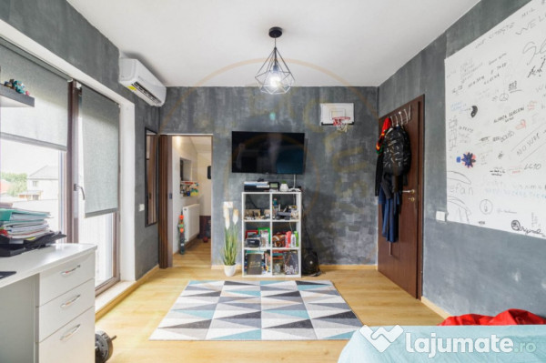 Casă individuală P+M, 5 camere, teren 439 mp – complet u 