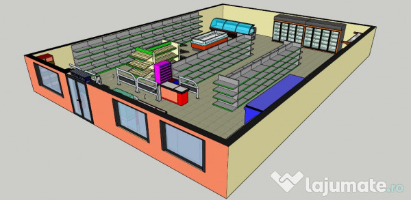 Amenajare magazin alimentar