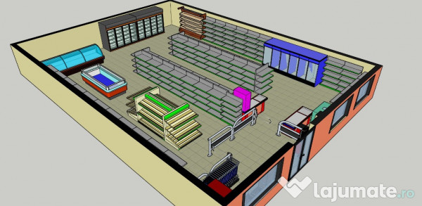 Amenajare magazin alimentar