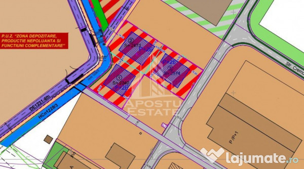 Teren 2340 mp , destinatie depozitare, service auto, Sagu... 
