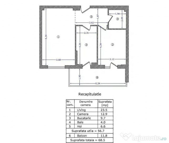 Apartament 2 camere The Suburb Buftea 