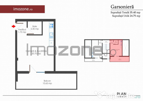 Garsoniera de vanzare, bloc nou, finisatala cheie, centra... 