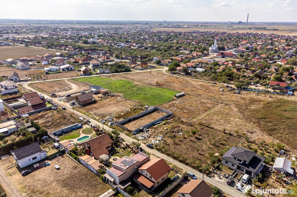 Teren de 733 mp în Livada, cu gard finalizat, Comision 0 