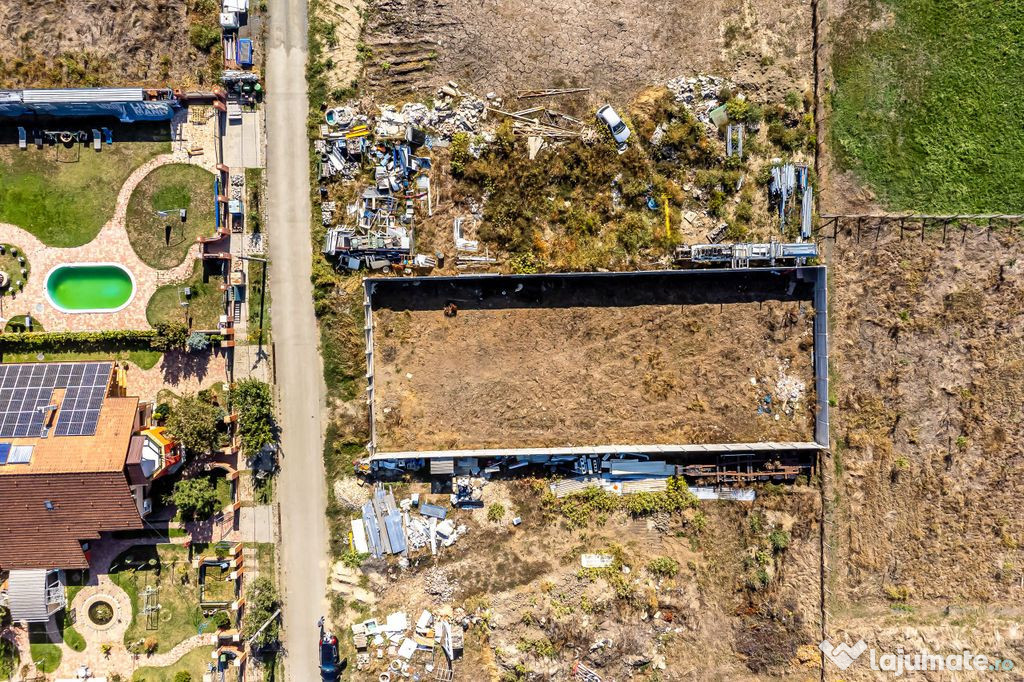 Teren de 733 mp în Livada, cu gard finalizat, Comision 0 