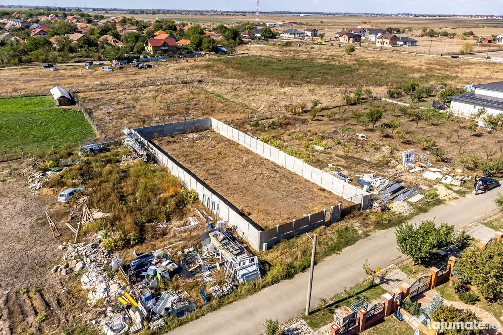 Teren de 733 mp în Livada, cu gard finalizat, Comision 0 
