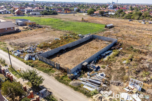 Teren de 733 mp în Livada, cu gard finalizat, Comision 0 