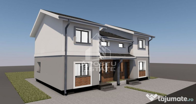 Jumatate de duplex,4 camere si 2 bai,Giarmata la stadiul ... 