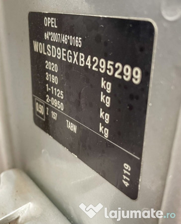 Opel Meriva 1.7 Diesel, 2011/ 05, Euro5, Buy-back