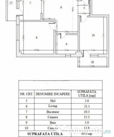 COMISION 0%! 3 CAMERE BLOC NOU! LIFT! 