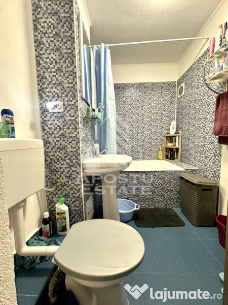 Apartament cu o camera, centrala proprie, mobilat si utilat