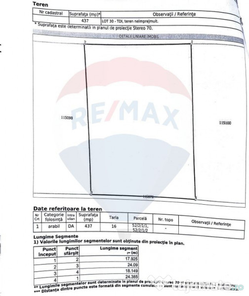 Vanzare Teren 437mp Ostratu Corbeanca / Strada Magnoliei 