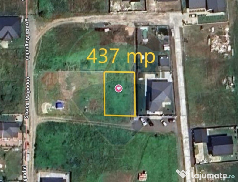 Vanzare Teren 437mp Ostratu Corbeanca / Strada Magnoliei 