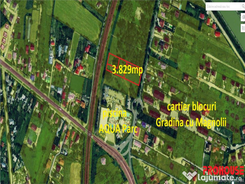 Parc Gheraiesti - str. Lunca Bistritei - 3.829mp 