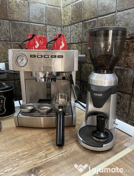Espressor semi profesional graef + rasnita 
