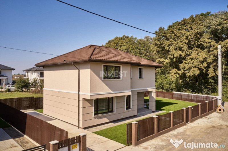 Casa individuala, constructie premium, 4camere, 2 bai, 400 m