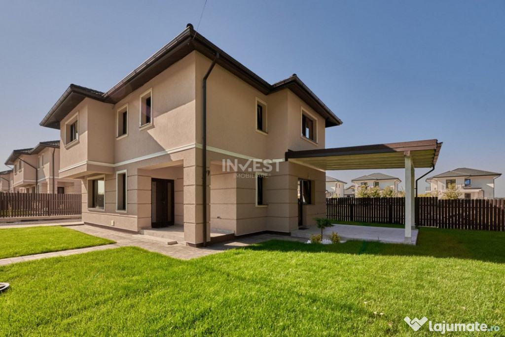Casa individuala, constructie premium, 4camere, 2 bai, 400 m