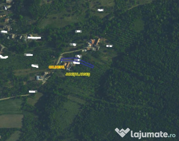 Teren intravilan- Com. Calinesti, jud. Arges