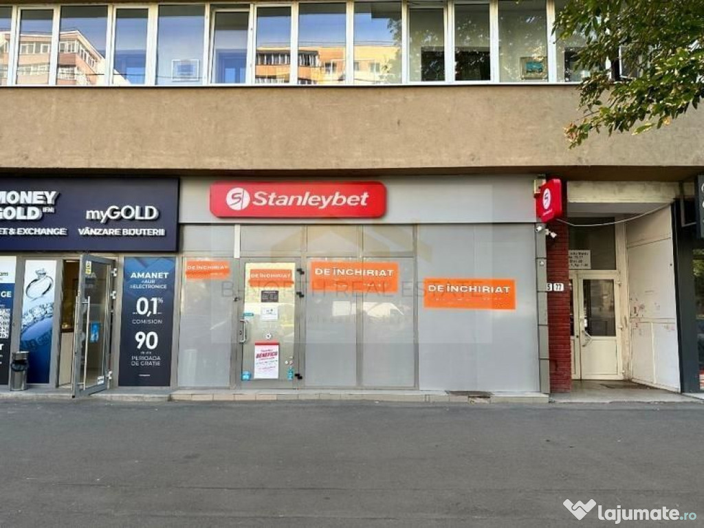 Spațiu comercial de închiriat, 90 mp utili | Vitrină s...