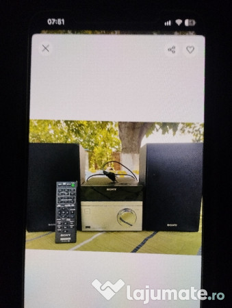 Minisistem Sony cd