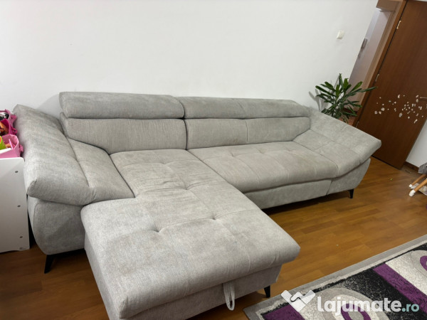 Colțar extensibil cu ladă depozitare 