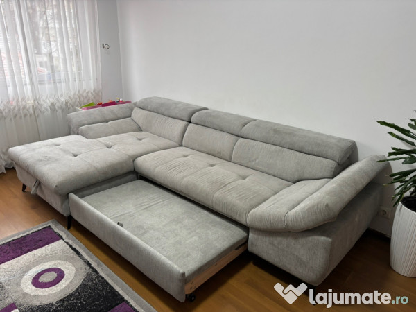 Colțar extensibil cu ladă depozitare 