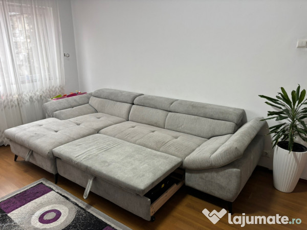 Colțar extensibil cu ladă depozitare 