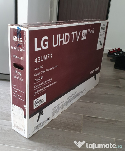 Televizor LG 43UN73003LC, 108 cm, Smart, 4K Ultra HD, LED 