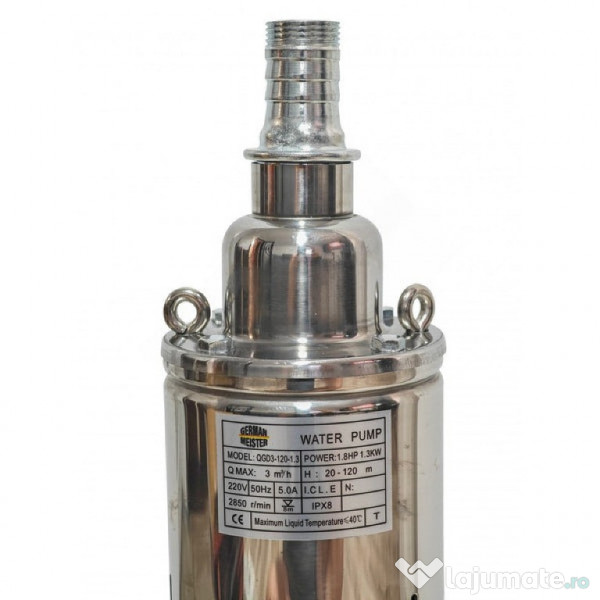Pompa submersibila cu plutitor 30L/min 120m 1300W German Meister 