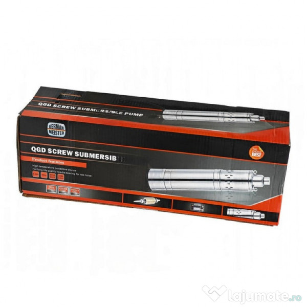 Pompa submersibila cu plutitor 30L/min 120m 1300W German Meister 