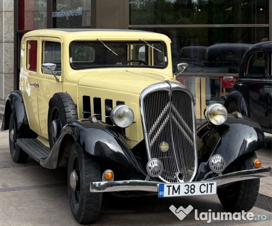 Masina de epoca an 1937. Citroen vehicul istoric atestat 