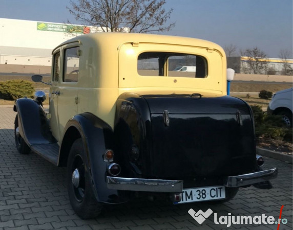 Masina de epoca an 1937. Citroen vehicul istoric atestat 