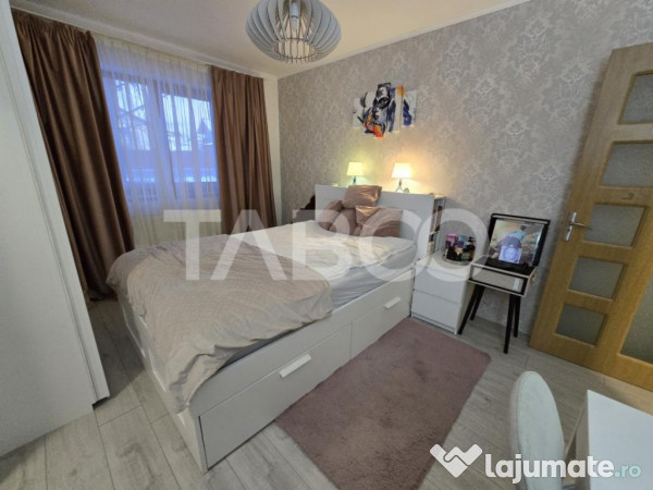 Apartament 3 camere de vanzare decomandat mobilat utilat Til