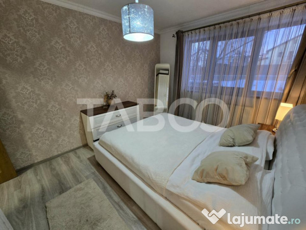 Apartament 3 camere de vanzare decomandat mobilat utilat Til