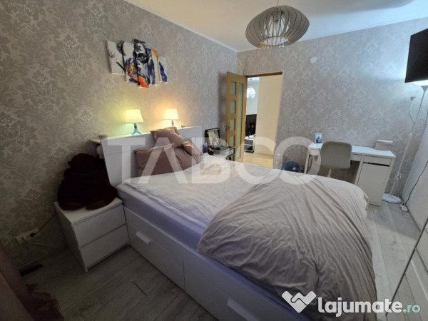 Apartament 3 camere de vanzare decomandat mobilat utilat Til