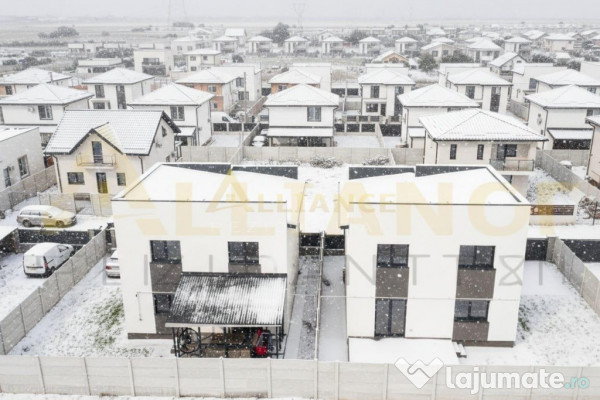 Casa e cu 4 camere 2 bai teren 455mp