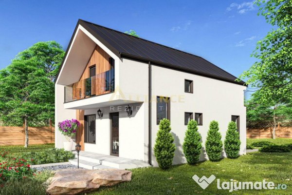 Casa individuala - 4 camere - 104 mp utili - 325 mp teren